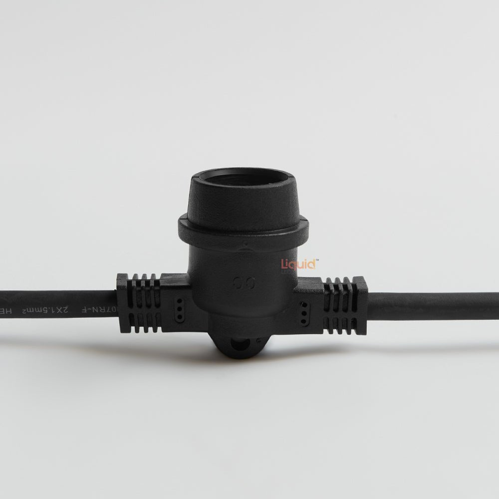 10M LED Festoon Kit at 50 cm Intervals Low Voltage - LiquidLEDs™ - Festoon String