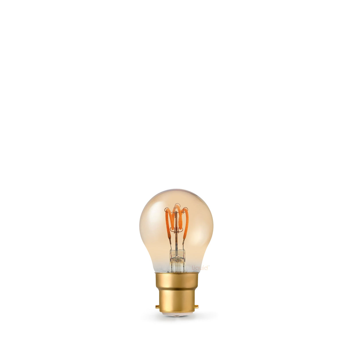 4W Vintage Fancy Round LED Bulb B22 in Ultra Warm - LiquidLEDs™ - Fancy Round