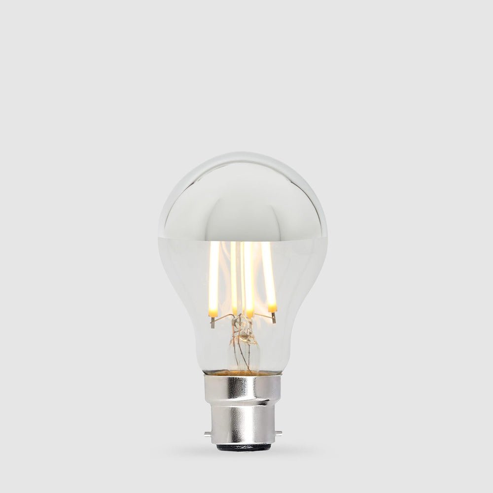 7.5W GLS Mirror Crown LED Bulb B22 - LiquidLEDs™ - Mirror Crown Bulbs