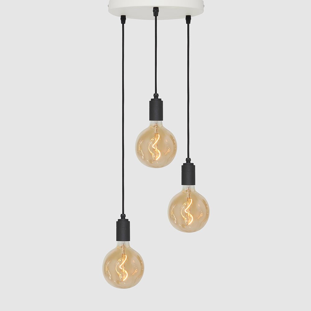 Designer 125mm Amber LED Globe - LiquidLEDs™ - Oversized Bulbs