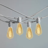 10m White Outdoor Festoon String Lights - LiquidLEDs™ - Festoon String
