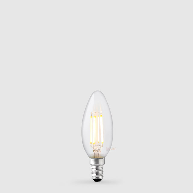 4W 12 Volt DC Candle LED Bulb E14 in Warm White - LiquidLEDs™ - Candle Bulbs
