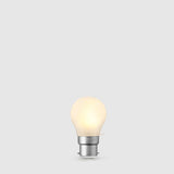 4W Fancy Round LED Bulb B22 Frost in Warm White - LiquidLEDs™ - Fancy Round