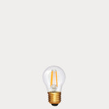 4W Fancy Round LED Bulb E27 Clear in Extra Warm