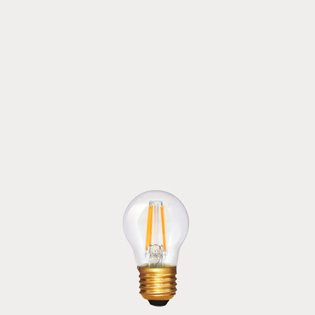 4W Fancy Round LED Bulb E27 Clear in Extra Warm