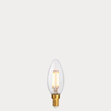 4W 24 Volt DC Candle LED Bulb E14 in Extra Warm