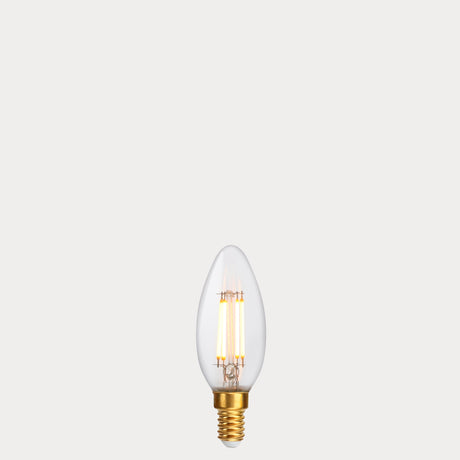 4W 24 Volt DC Candle LED Bulb E14 in Extra Warm