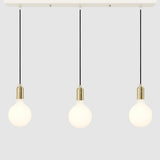 Linear Three Light Pendant + 8W G125 Globe - LiquidLEDs™ - Ceiling Lights