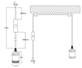 White Plug - In Pendant - LiquidLEDs™ - Pendants