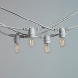 10m White Outdoor Festoon String Lights - LiquidLEDs™ - Festoon String