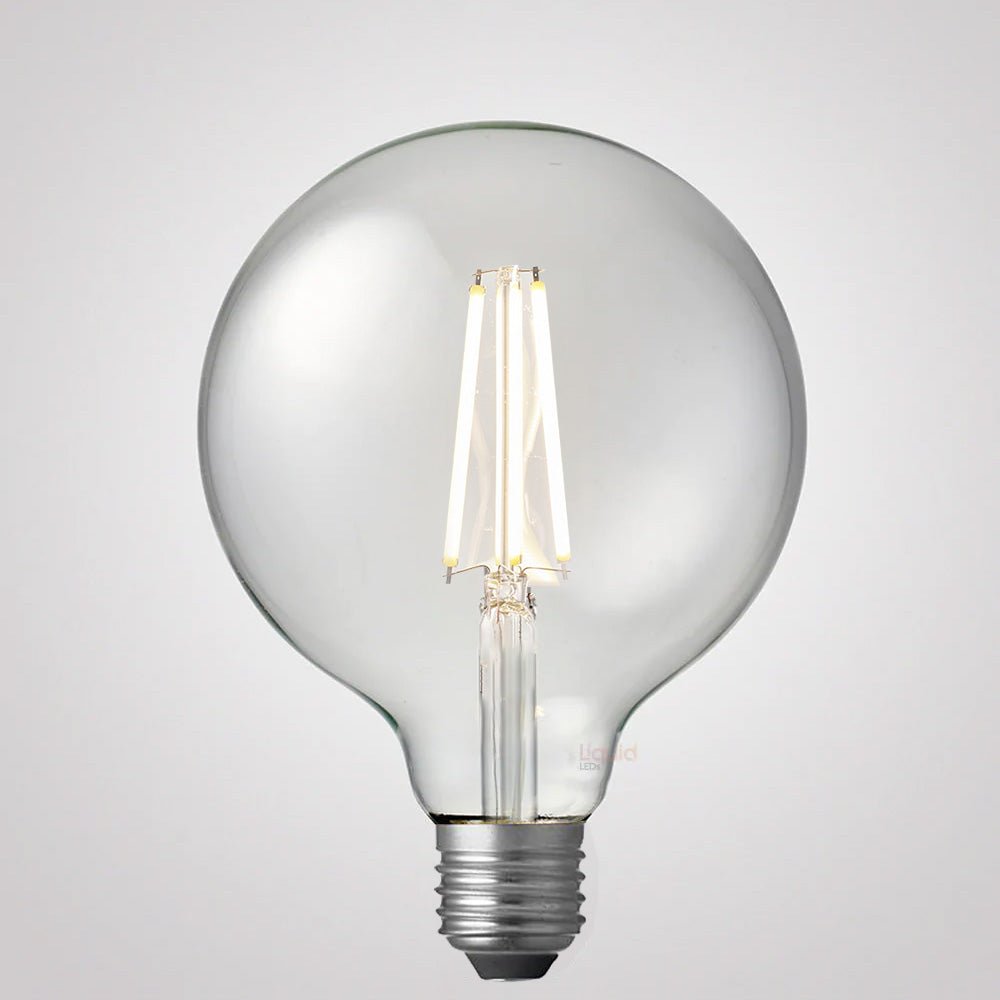 12W G125 LED Globe E27 Clear in Natural White - LiquidLEDs™ - Globe Bulbs