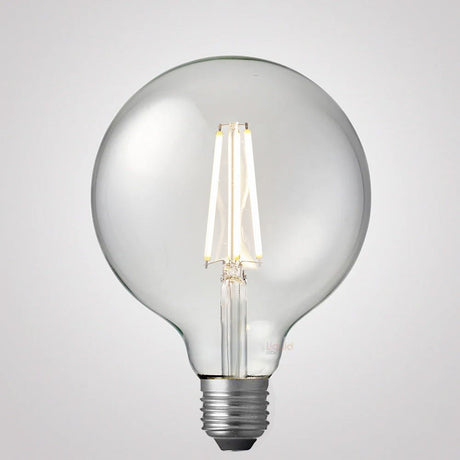 12W G125 LED Globe E27 Clear in Natural White - LiquidLEDs™ - Globe Bulbs