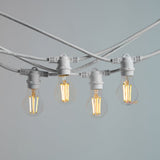 20m White Outdoor Festoon String Lights - LiquidLEDs™ - Festoon String