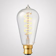 4W Edison Spiral LED Bulb B22 in Extra Warm - LiquidLEDs™ - Edison Bulbs