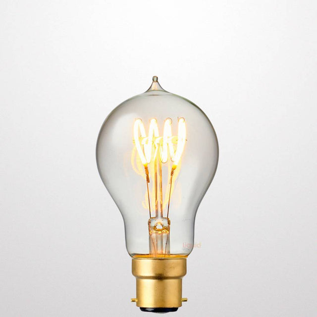 4W Quad Loop GLS LED Bulb B22 in Extra Warm - LiquidLEDs™ - Traditional Bulbs